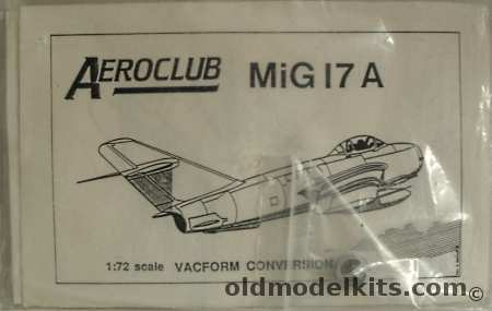 Aeroclub 1/72 Mig-17A Conversion Kit plastic model kit